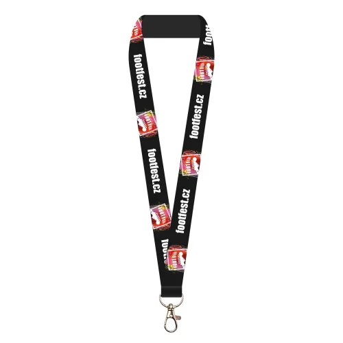 Klíčenka na krk - černá